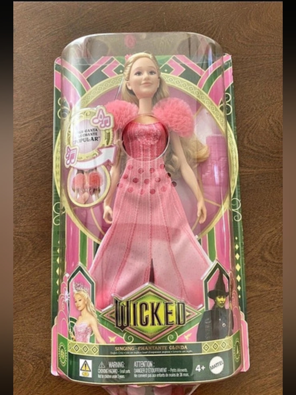 Wicked Movie Singing Glinda Doll MATTEL URL BANNED ITEM Popular New In Box